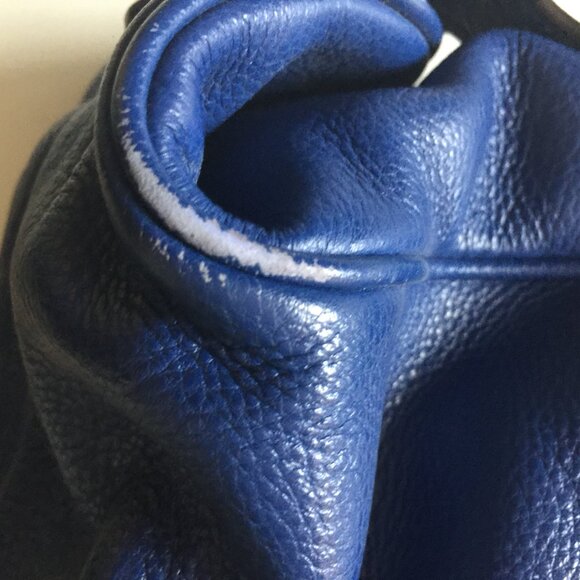 MICHEAL KORS LARGE BRIGHT BLUE SHOULDER BAG - Picture 5 of 5